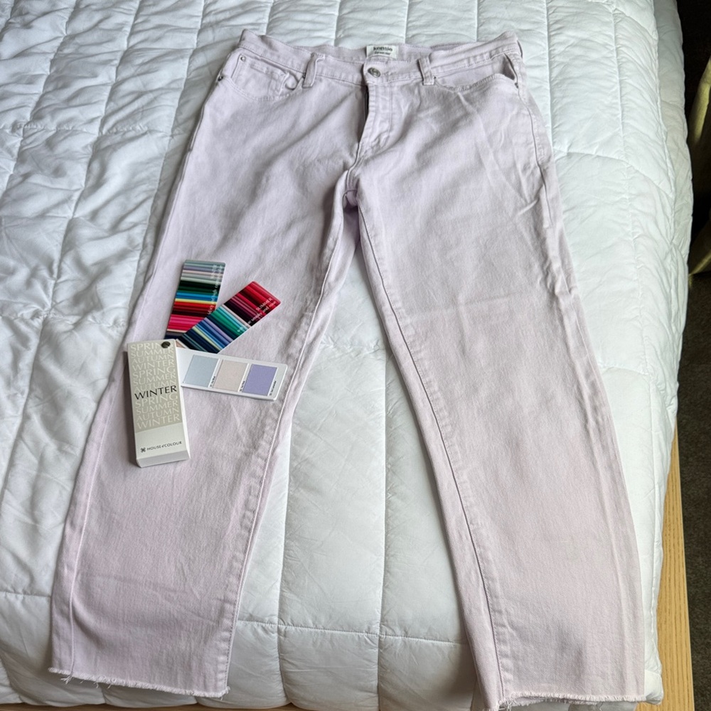 ❄️☀️Kensie Soft Pink Slim Leg Jeans